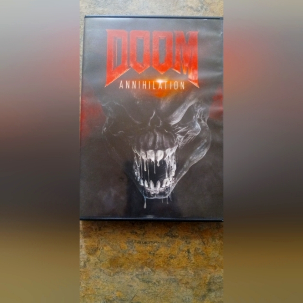 Doom: Annihilation DVD - Black and Red Horror Sci‑Fi